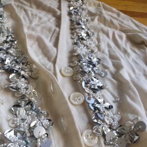 100% Merino Wool Beaded Sweater